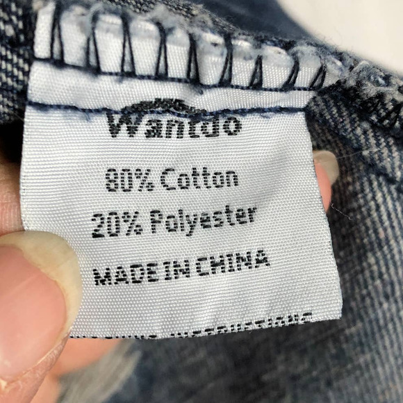 WantDo XL* American Flag Stars/Stripes Jean Vest - Picture 7 of 10